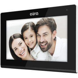 WIDEODOMOFON EURA VDP-97C5 czarny, lcd 7", wi-fi, czytnik zbliżeniowy, Tuya