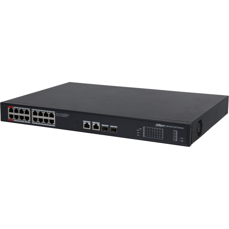 PRZEŁĄCZNIK NIEZARZĄDZALNY DAHUA PFS3220-16GT-240-V2 PRZEŁĄCZNIK NIEZARZĄDZALNY DAHUA PFS3220-16GT-240-V2