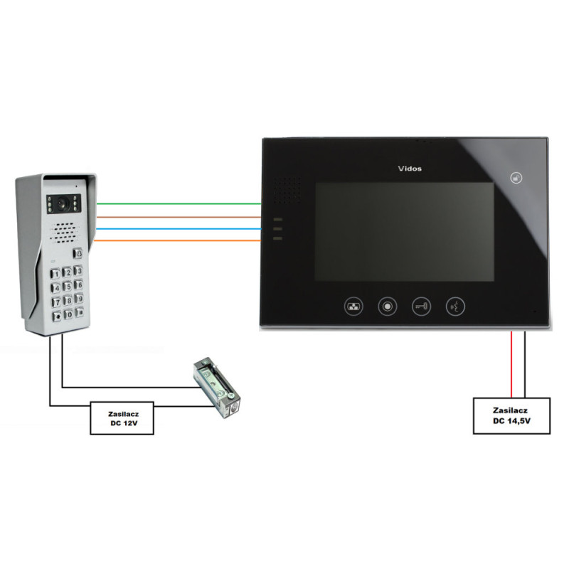 Wideodomofon VIDOS M670B / S50D Wideodomofon VIDOS M670B / S50D