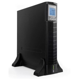 UPS ZASILACZ AWARYJNY Green Cell 1000VA 900W DO SZAFY RACK RTII Z WYŚWIETLACZEM LCD UPS13