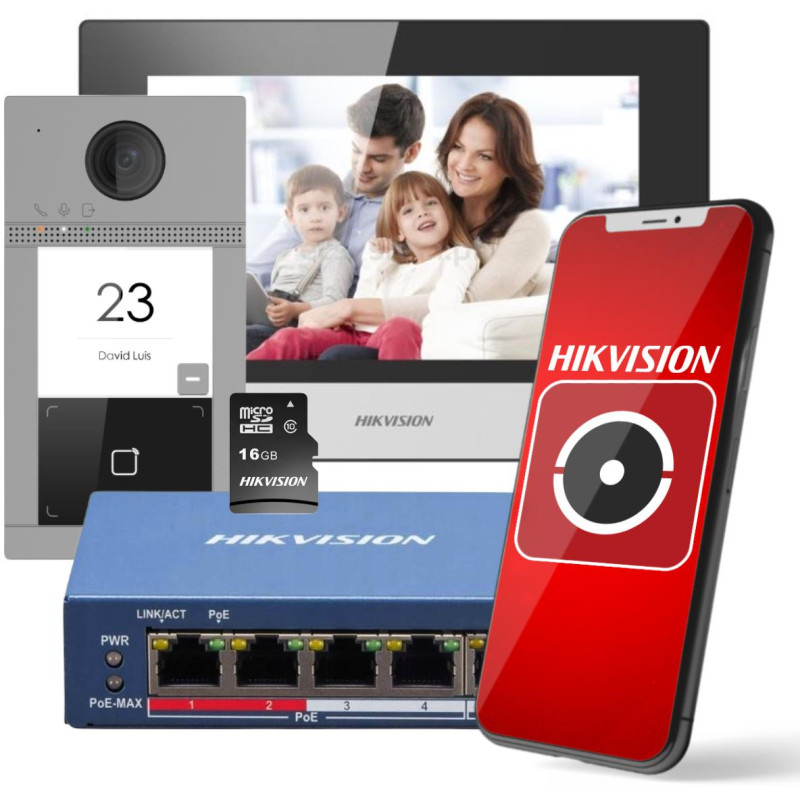ZESTAW WIDEODOMOFONOWY HIKVISION DS-KIS604-S(C)(O-STD)/eu ZESTAW WIDEODOMOFONOWY HIKVISION DS-KIS604-S(C)(O-STD)/eu