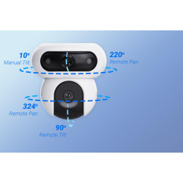 Kamera IP Ezviz HB90 z panelem solarny 8W dual 4MP+4MP Wi-Fi AOV