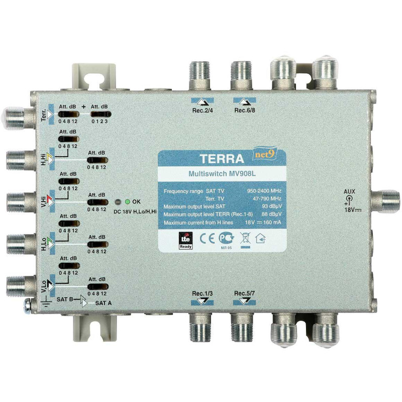 MV908L Terra - Multiswitch 9/8 (R70858) MV908L Terra - Multiswitch 9/8 (R70858)