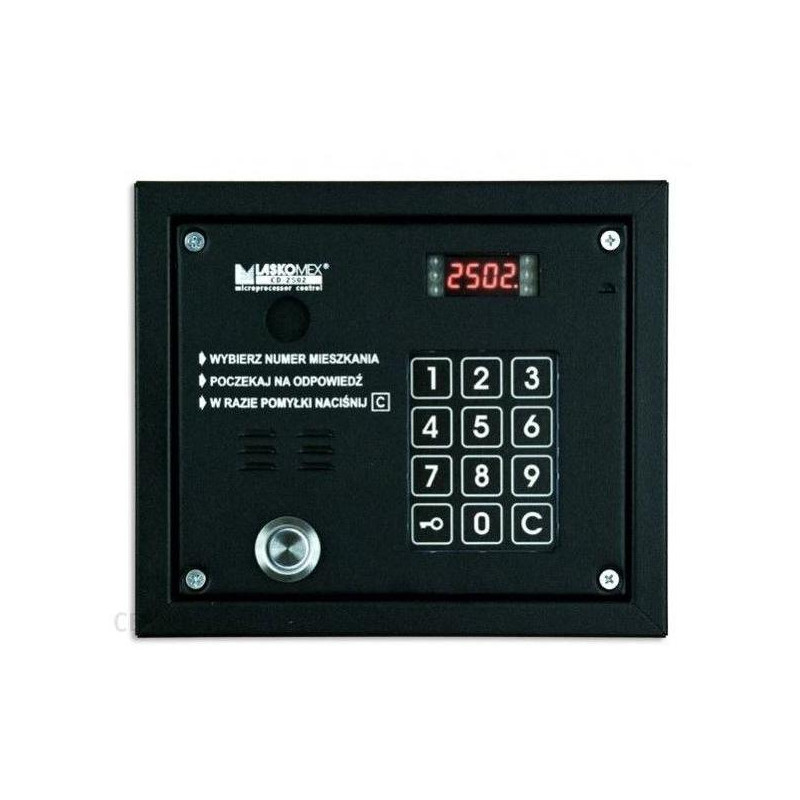 Laskomex Kaseta zewnętrzna CP-3103TR POL CZARNY TM RFID Laskomex Kaseta zewnętrzna CP-3103TR POL CZARNY TM RFID