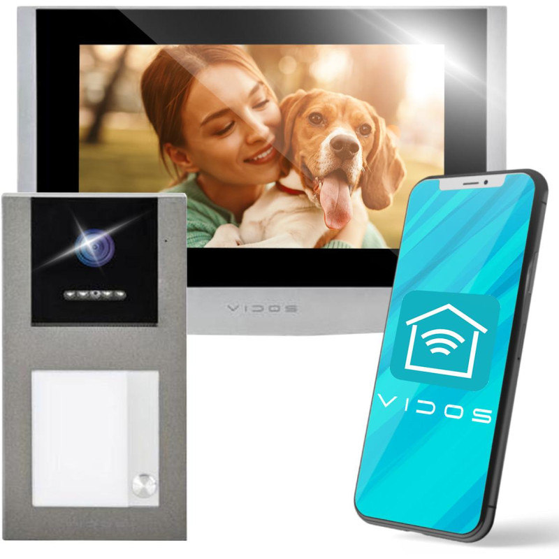 Zestaw wideodomofonowy IP VIDOS Z02 Zestaw wideodomofonowy IP VIDOS Z02