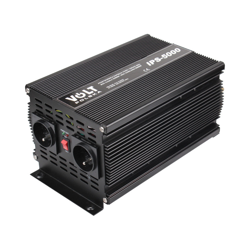 PRZETWORNICA VOLT POLSKA IPS-5000 12V / 230V 2500/5000 W PRZETWORNICA VOLT POLSKA IPS-5000 12V / 230V 2500/5000 W