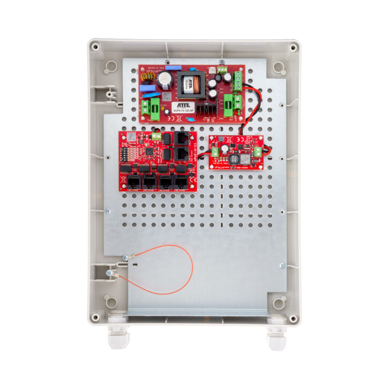SWITCH POE 5-PORTOWY Z ZASILANIEM BUFOROWYM ATTE IPUPS-5-11-XL2 SWITCH POE 5-PORTOWY Z ZASILANIEM BUFOROWYM ATTE IPUPS-5-11-XL2