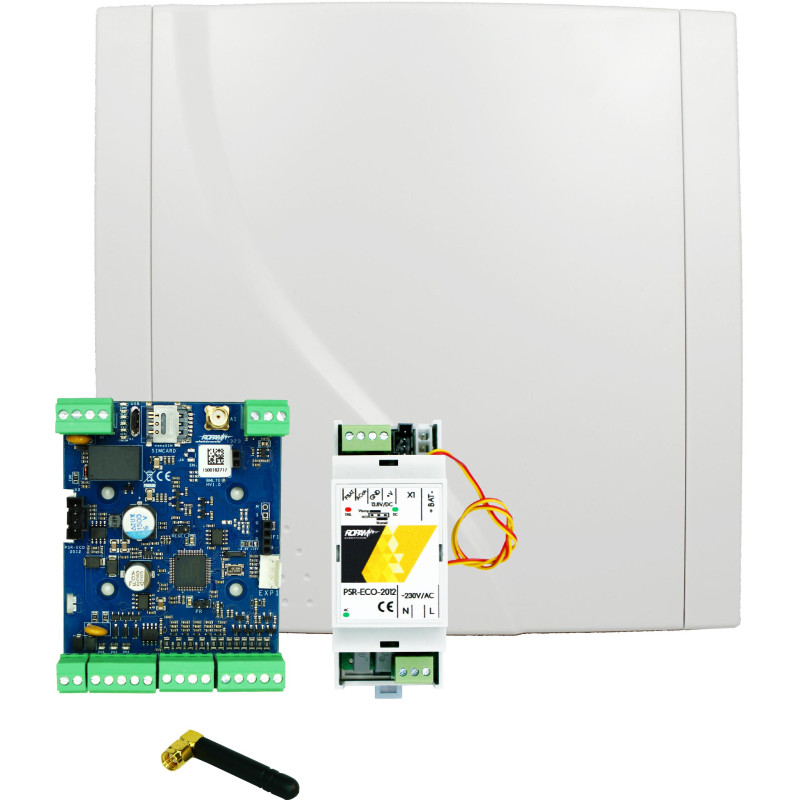 ROPAM Basic4G-SET: Basic4G/AT-GSM-MINI90/O-R3P/PSR-ECO-2012/ zestaw, moduł LTE w obudowie natynkowej z zasilaczem -ECO i anteną ROPAM Basic4G-SET: Basic4G/AT-GSM-MINI90/O-R3P/PSR-ECO-2012/ zestaw, moduł LTE w obudowie natynkowej z zasilaczem -ECO i anteną