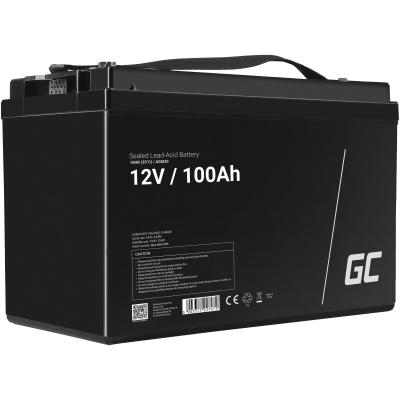 AKUMULATOR AGM Green Cell VRLA 12V 100Ah AKUMULATOR AGM Green Cell VRLA 12V 100Ah