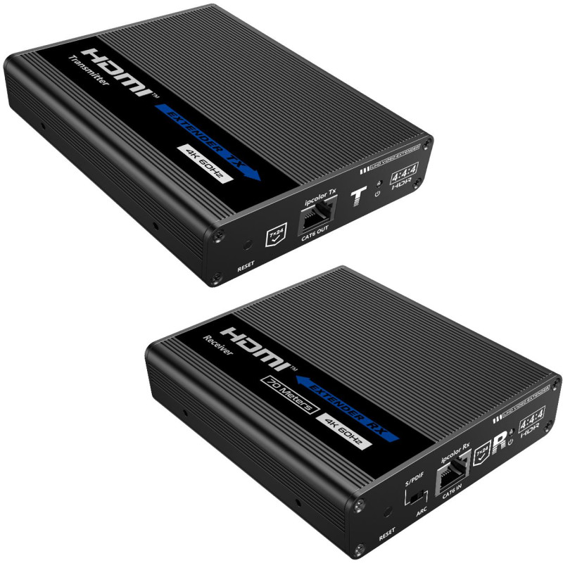 Konwerter HDMI na LAN KASKADA 4K Spacetronik IP SPH-676C - zestaw Konwerter HDMI na LAN KASKADA 4K Spacetronik IP SPH-676C - zestaw