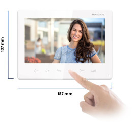 ZESTAW WIDEODOMOFONOWY HIKVISION DS-KIS101-P (Flush)