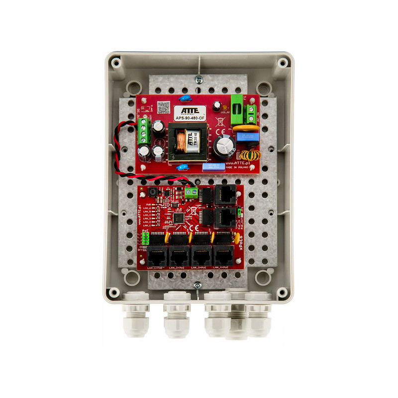 SWITCH 5-PORTOWY POE ATTE IP-5-11-M2 SWITCH 5-PORTOWY POE ATTE IP-5-11-M2