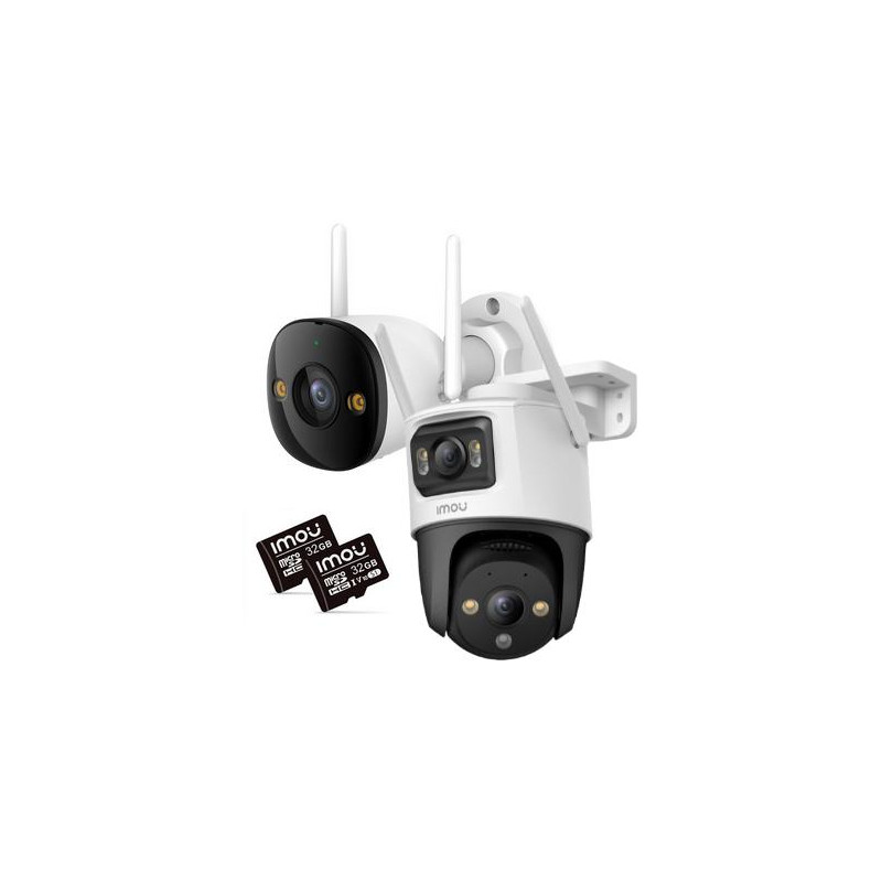 Zestaw 2 kamer IP Imou bullet 3 5MP i Cruiser Dual 10MP z kartami pamięci 32GB Zestaw 2 kamer IP Imou bullet 3 5MP i Cruiser Dual 10MP z kartami pamięci 32GB