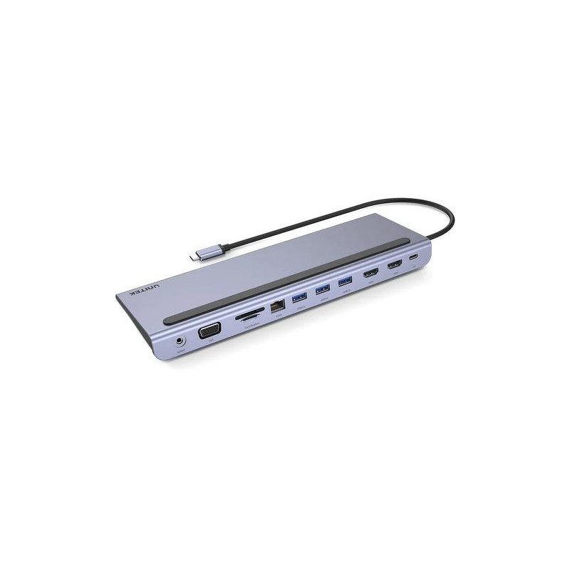 Unitek Hub USB 11 w 1, USB-C, RJ45, MST, 100W PD Unitek Hub USB 11 w 1, USB-C, RJ45, MST, 100W PD