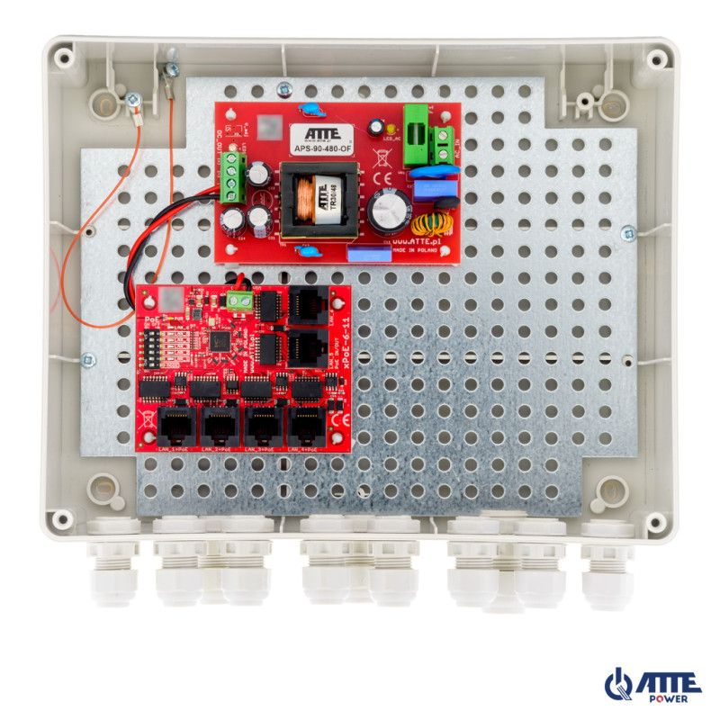 SWITCH ZEWNĘTRZNY 5-PORTOWY POE DO 5 KAMER IP ATTE IP-5-11-L2 SWITCH ZEWNĘTRZNY 5-PORTOWY POE DO 5 KAMER IP ATTE IP-5-11-L2
