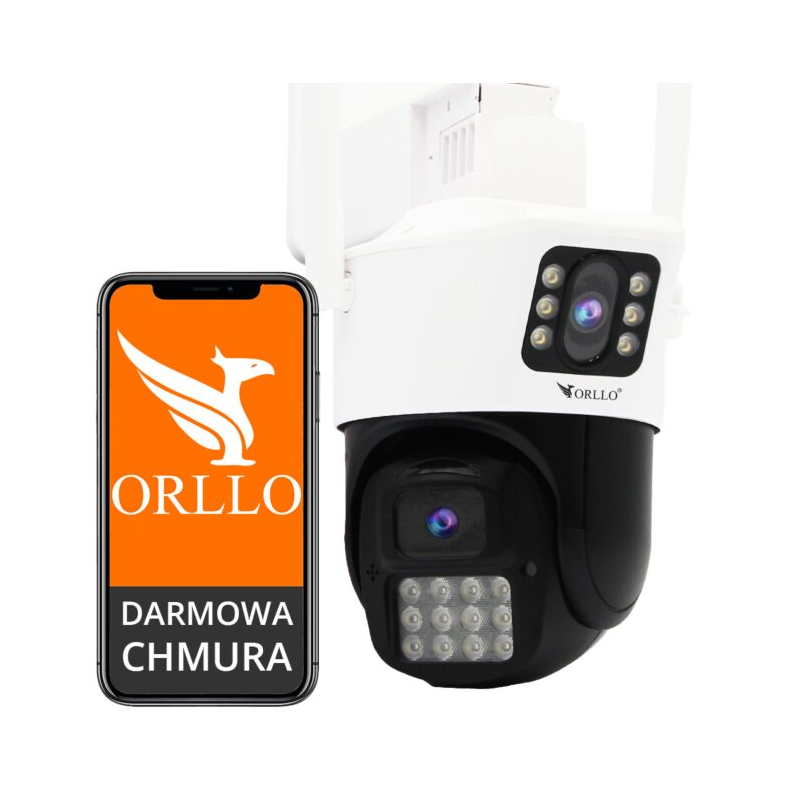 Kamera IP Orllo Z19 dual obrotowa zewnętrzna Wi-Fi 2Mpx Kamera IP Orllo Z19 dual obrotowa zewnętrzna Wi-Fi 2Mpx