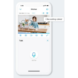 Kamera IP Reolink E340 wewnętrzna obrotowa 5MPx WiFi biała