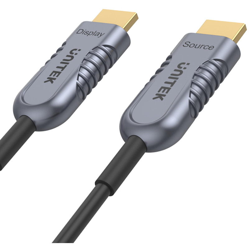 Kabel HDMI Unitek optyczny HDMI 2.1 AOC 8K 120Hz 50m Kabel HDMI Unitek optyczny HDMI 2.1 AOC 8K 120Hz 50m