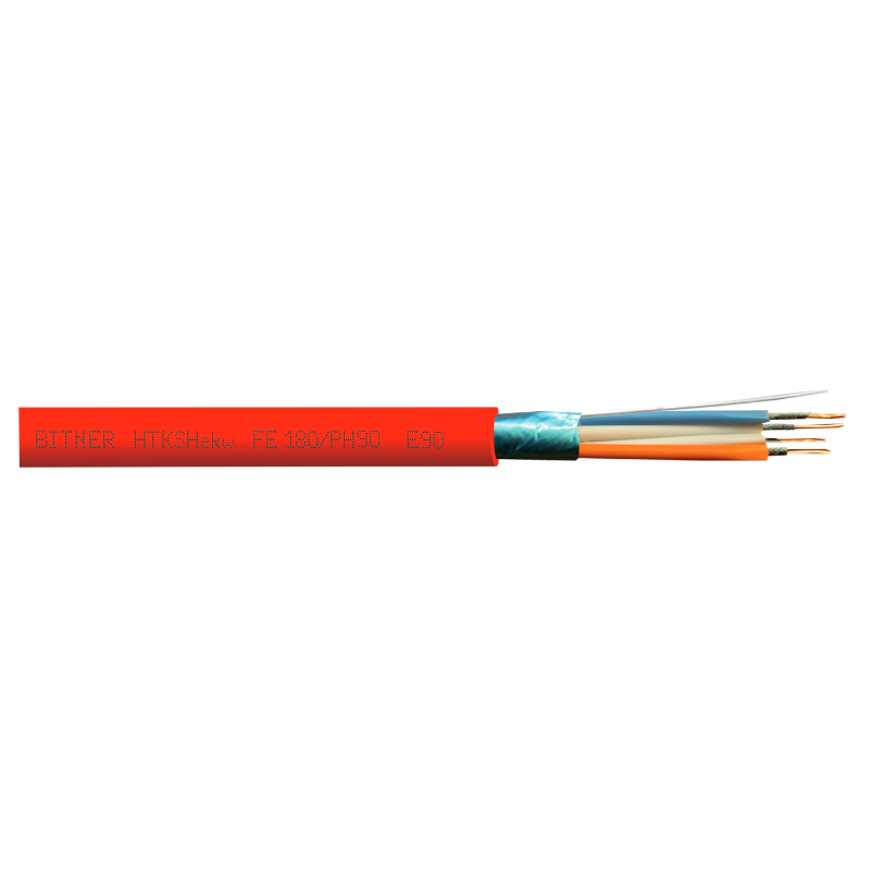 KABEL SYGNALIZACJI PPOŻ OGNIOODPORNY BITNER HTKSHekw PH90 1x2x1,0 - 100m KABEL SYGNALIZACJI PPOŻ OGNIOODPORNY BITNER HTKSHekw PH90 1x2x1,0 - 100m