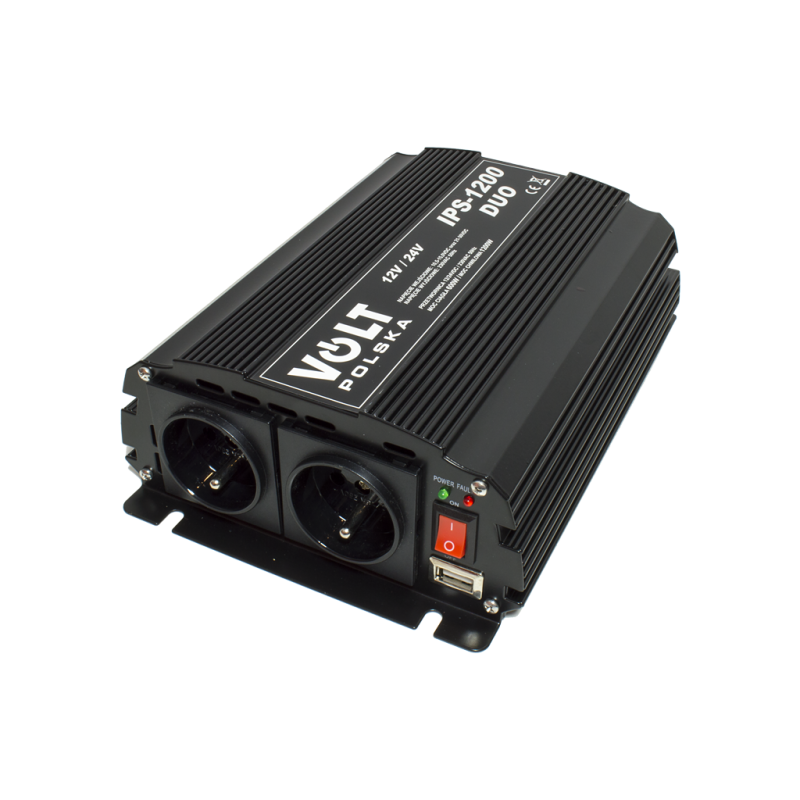 PRZETWORNICA VOLT POLSKA IPS-1200 DUO 12V 24V/230V 600X1200W PRZETWORNICA VOLT POLSKA IPS-1200 DUO 12V 24V/230V 600X1200W
