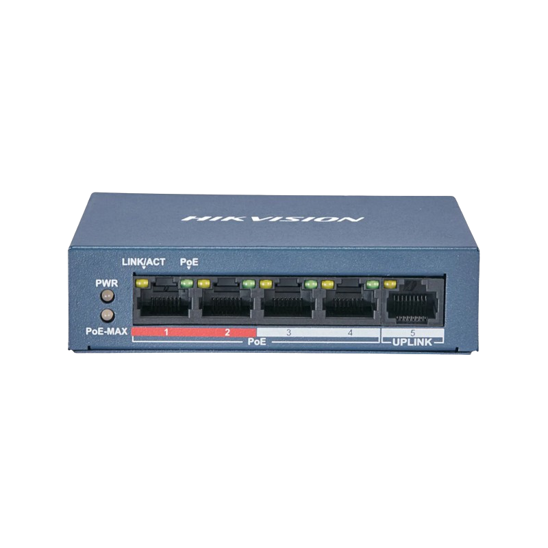 SWITCH POE HIKVISION DS-3E0105P-E/M(B) SWITCH POE HIKVISION DS-3E0105P-E/M(B)