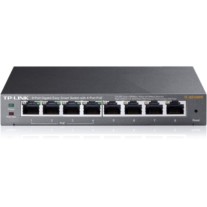 SWITCH TP-LINK TL-SG108PE SWITCH TP-LINK TL-SG108PE