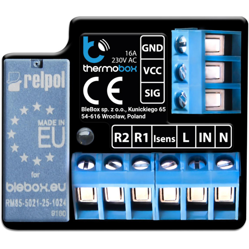 Moduł ogrzewania thermobox Blebox Moduł ogrzewania thermobox Blebox