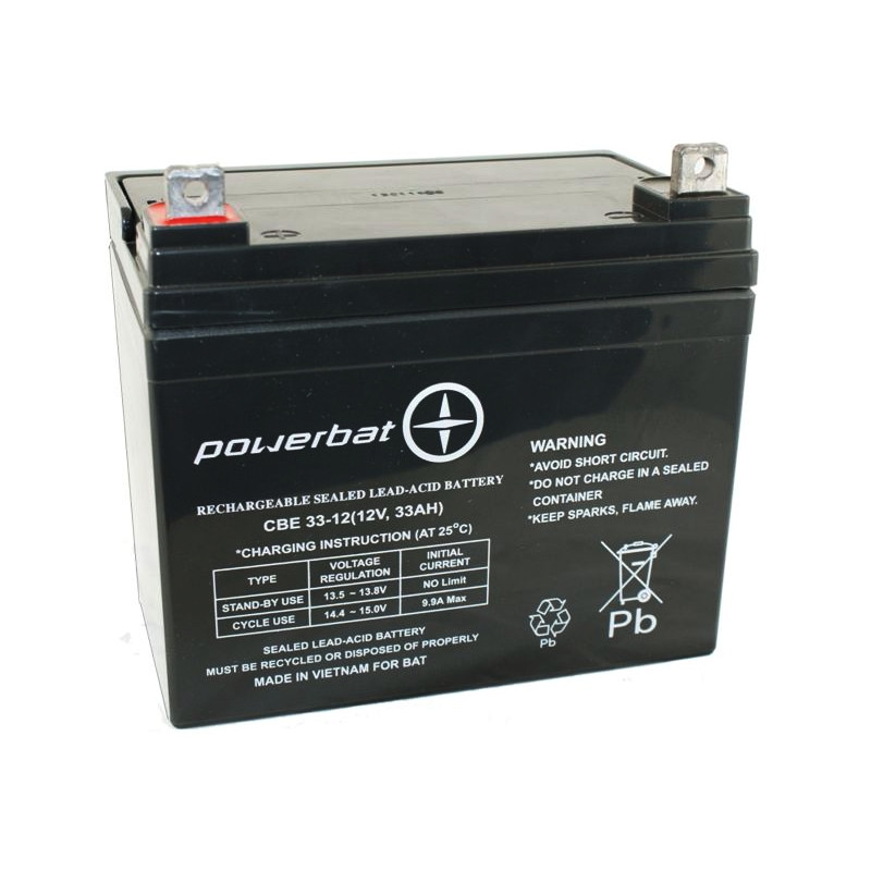 Akumulator PowerBat AGM 12V 33Ah Akumulator PowerBat AGM 12V 33Ah
