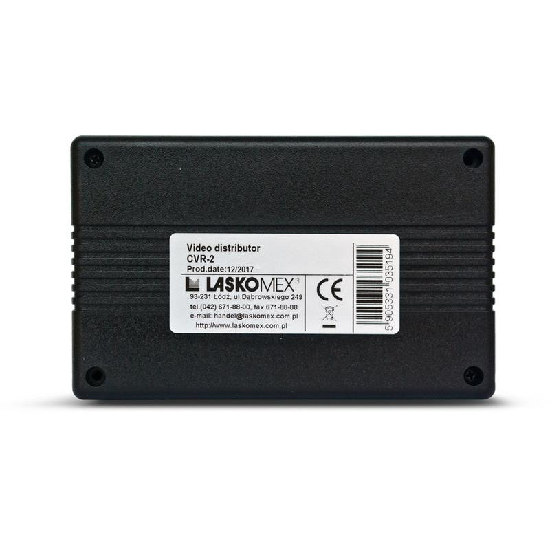 Laskomex CV-R2 CVR-2 Moduł rozdzielacza wideo do monitorów (obsługujący do 4 monitorów) Laskomex CV-R2 CVR-2 Moduł rozdzielacza wideo do monitorów (obsługujący do 4 monitorów)