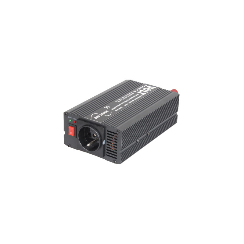 PRZETWORNICA VOLT POLSKA SINUS 600 12V / 230V 300/600W PRZETWORNICA VOLT POLSKA SINUS 600 12V / 230V 300/600W
