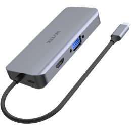 Hub USB Unitek USB-C 3xUSB 3.1 PD HDMI SD VGA RJ45