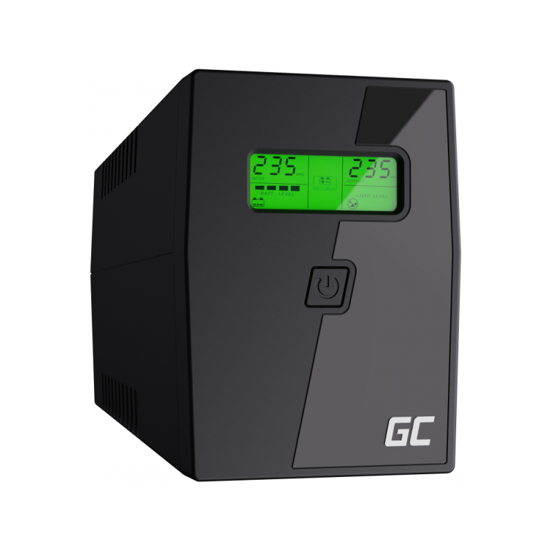 UPS ZASILACZ AWARYJNY Green Cell POWER PROOF 600VA 360W Z WYŚWIETLACZEM LCD UPS01LCD UPS ZASILACZ AWARYJNY Green Cell POWER PROOF 600VA 360W Z WYŚWIETLACZEM LCD UPS01LCD