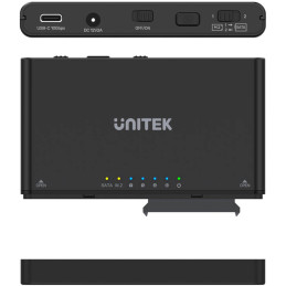 Unitek S1222A Mostek / stacja klonująca dyski SATA i M.2