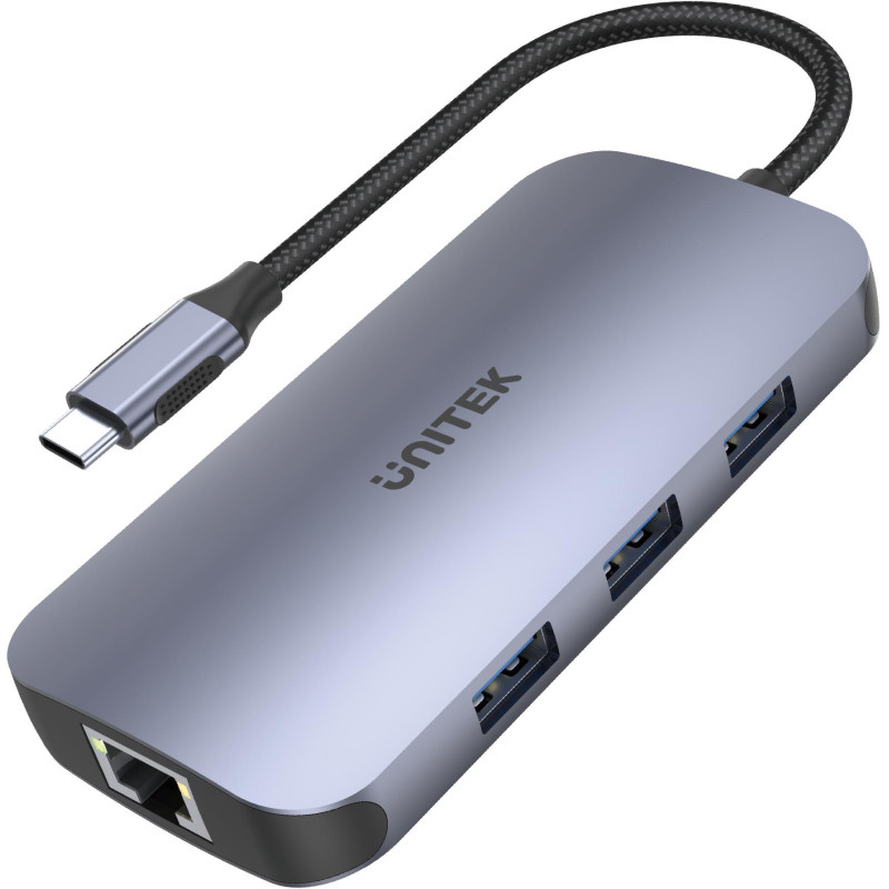 Unitek D1071A Hub N9+ USB-C HDMI, PD 100W, czytnik kart Unitek D1071A Hub N9+ USB-C HDMI, PD 100W, czytnik kart