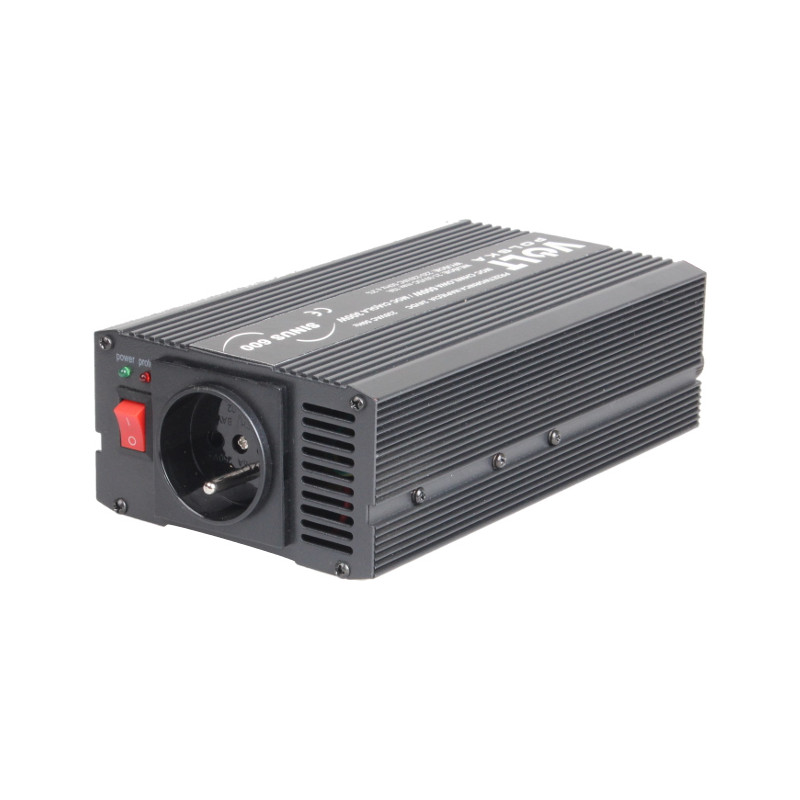 PRZETWORNICA VOLT POLSKA SINUS 600 24V / 230V 300/600W PRZETWORNICA VOLT POLSKA SINUS 600 24V / 230V 300/600W