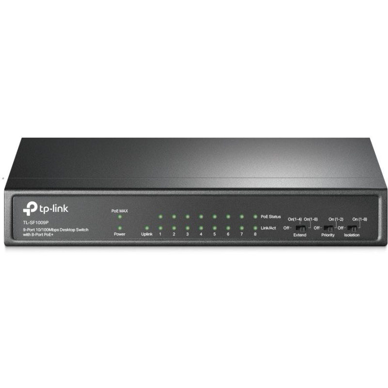 SWITCH TP-LINK TL-SF1009P SWITCH TP-LINK TL-SF1009P