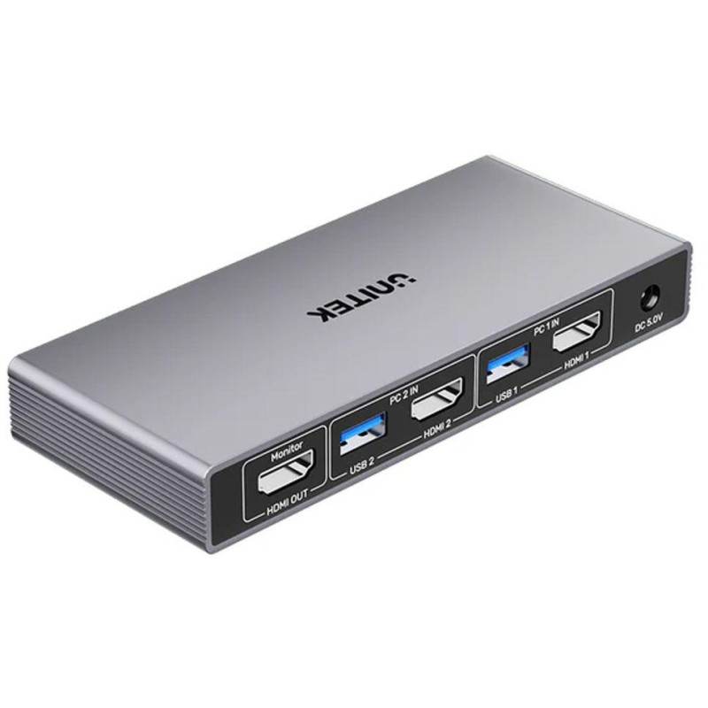 Unitek Przełącznik KVM 4K@60Hz USB 3.0 HDMI Unitek Przełącznik KVM 4K@60Hz USB 3.0 HDMI