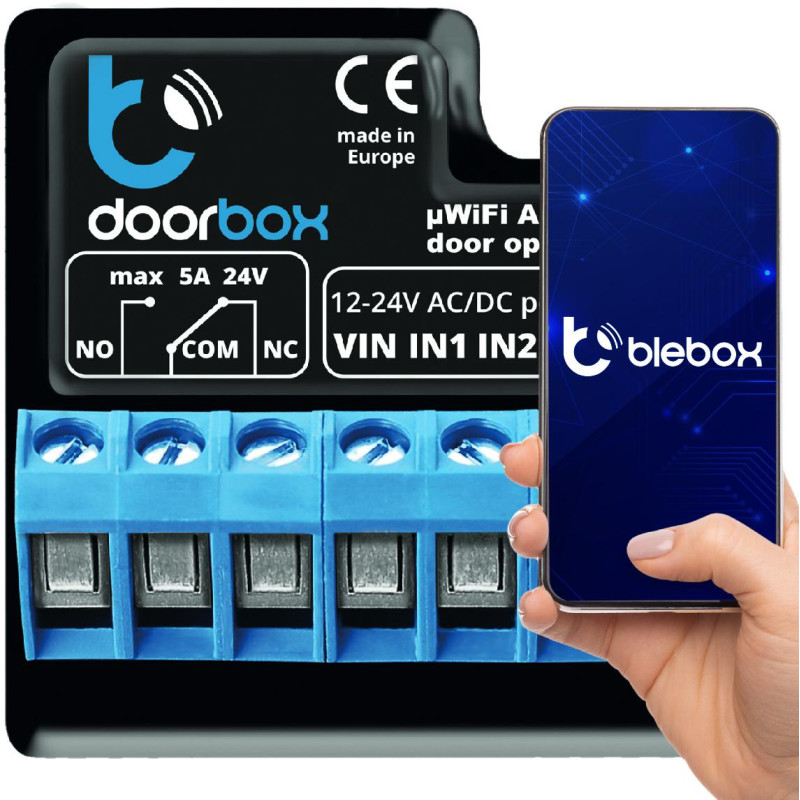 Moduł sterowania drzwiami doorbox Blebox Moduł sterowania drzwiami doorbox Blebox