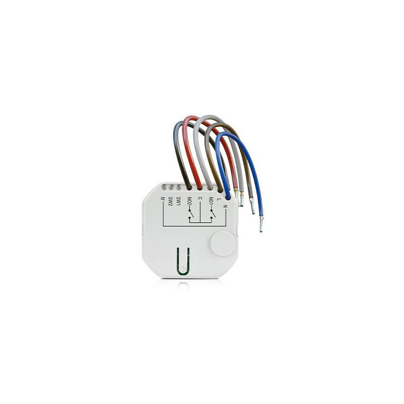 SATEL BE WAVE Bezprzewodowy dwukanałowy sterownik 230 V AC, dopuszkowy Smart CH Relay ASW-210 ABAX2 SATEL BE WAVE Bezprzewodowy dwukanałowy sterownik 230 V AC, dopuszkowy Smart CH Relay ASW-210 ABAX2