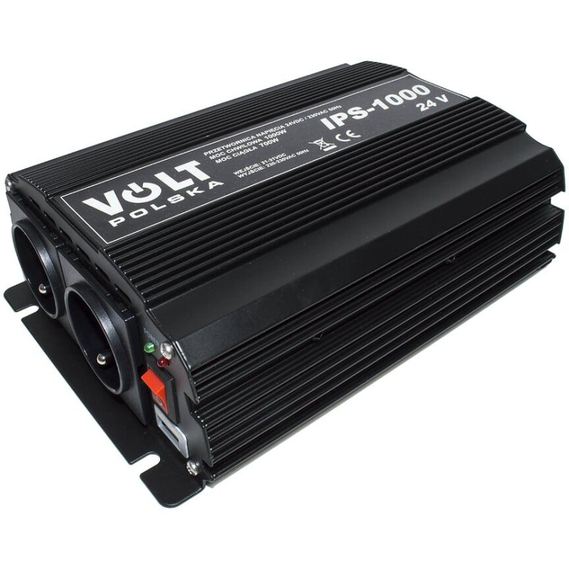 PRZETWORNICA VOLT POLSKA IPS-1000 24V / 230V 700/1000 W PRZETWORNICA VOLT POLSKA IPS-1000 24V / 230V 700/1000 W