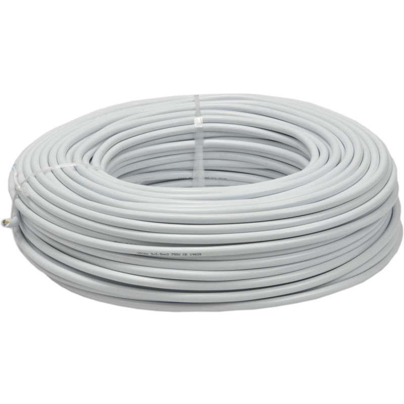 Przewód elektryczny drut okrągły YDY 450/750V 3x1,5mm2 50m MERCOR Przewód elektryczny drut okrągły YDY 450/750V 3x1,5mm2 50m MERCOR