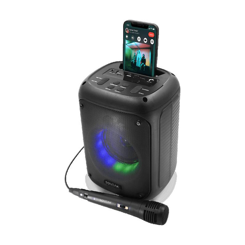 Głośnik BeatFlow Squeak SQ1005 BT, Radio FM, MP3, TWS Głośnik BeatFlow Squeak SQ1005 BT, Radio FM, MP3, TWS