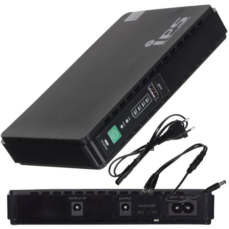 UPS ZASILACZ AWARYJNY IPS RouterUPS-30 30W 8800mAh UPS ZASILACZ AWARYJNY IPS RouterUPS-30 30W 8800mAh