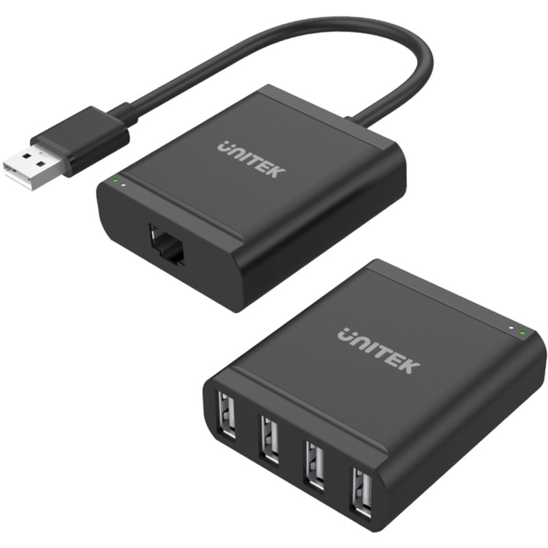 Unitek Y-2516 przedłużacz USB 2.0 po skrętce 4xUSB Unitek Y-2516 przedłużacz USB 2.0 po skrętce 4xUSB
