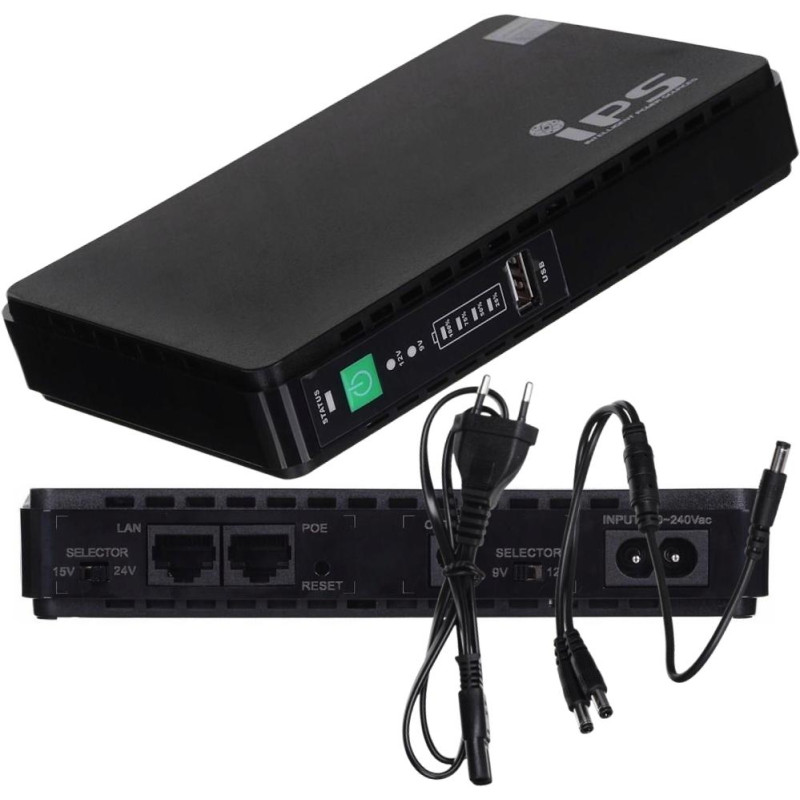 UPS ZASILACZ AWARYJNY IPS RouterUPS-15-PoE 15W 8800mAh UPS ZASILACZ AWARYJNY IPS RouterUPS-15-PoE 15W 8800mAh