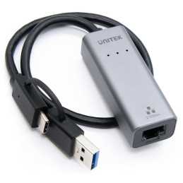 Adapter Unitek U1313C USB-A/C na RJ45 2.5G Ethernet