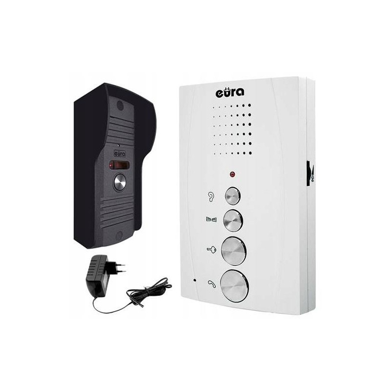 DOMOFON EURA ADP-11A3 ''INVITO'' b/słuchawkowy biały DOMOFON EURA ADP-11A3 ''INVITO'' b/słuchawkowy biały