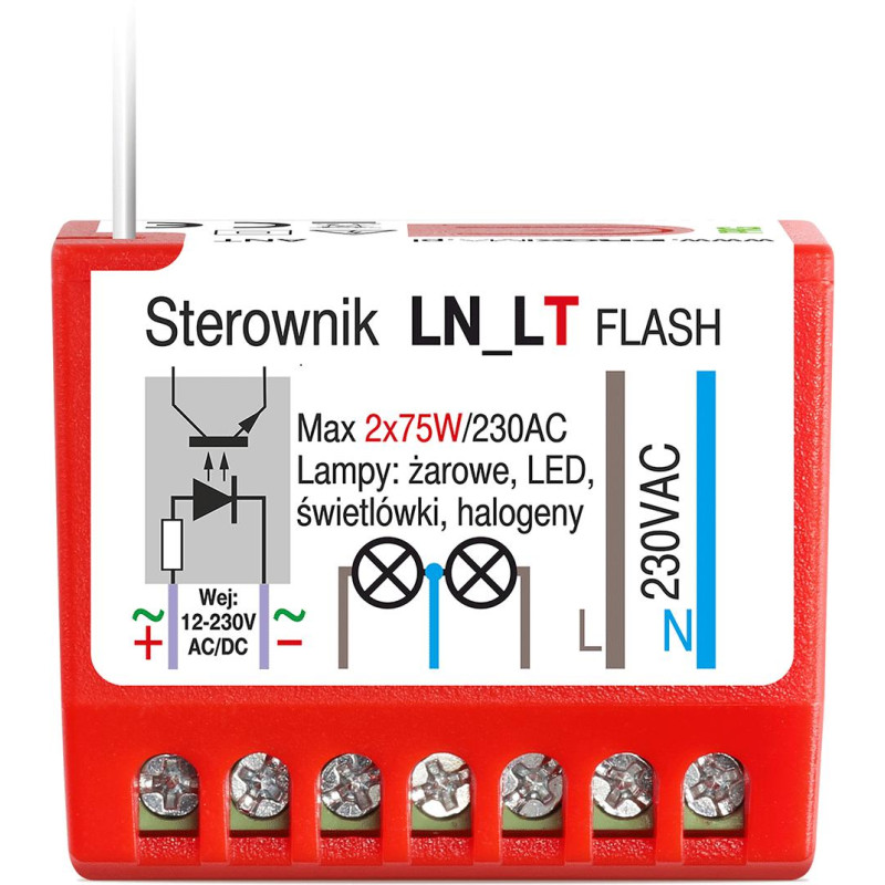 Sterownik/odbiornik Proxima LN_LT Flash (do czasowego oświetlenia) Sterownik/odbiornik Proxima LN_LT Flash (do czasowego oświetlenia)