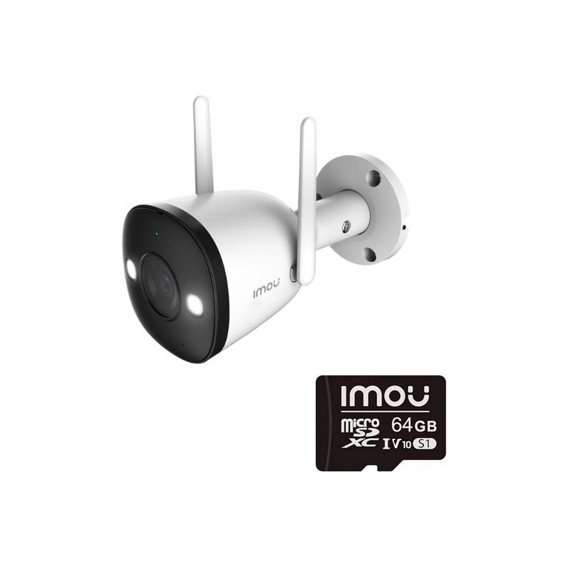 Kamera IP Imou Bullet 2 4MP IPC-F42FEP z kartą pamięci 64GB Kamera IP Imou Bullet 2 4MP IPC-F42FEP z kartą pamięci 64GB