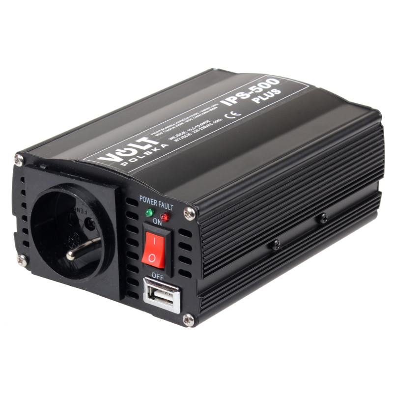 PRZETWORNICA VOLT POLSKA IPS-500 PLUS 12V / 230V 350/500 W PRZETWORNICA VOLT POLSKA IPS-500 PLUS 12V / 230V 350/500 W